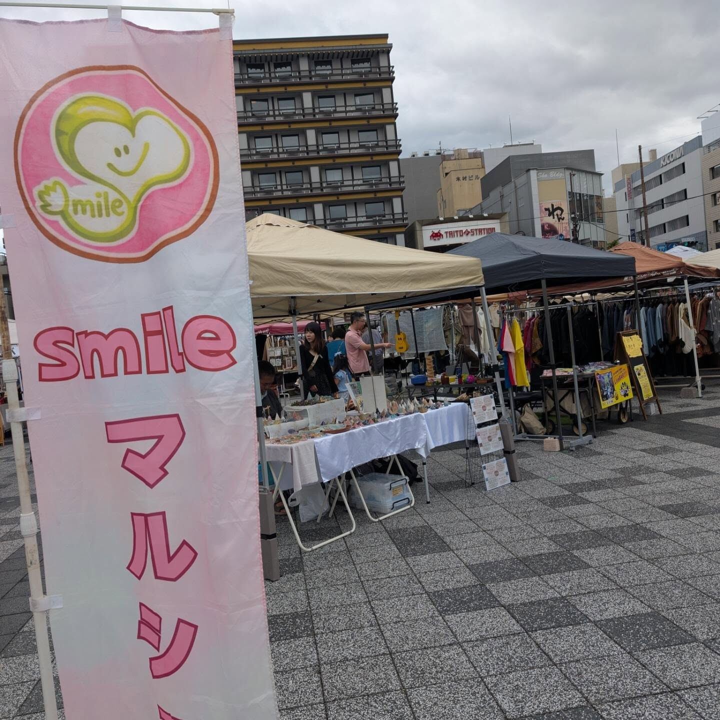 奈良駅前smileマルシェ　盛り上がってます〜😊 